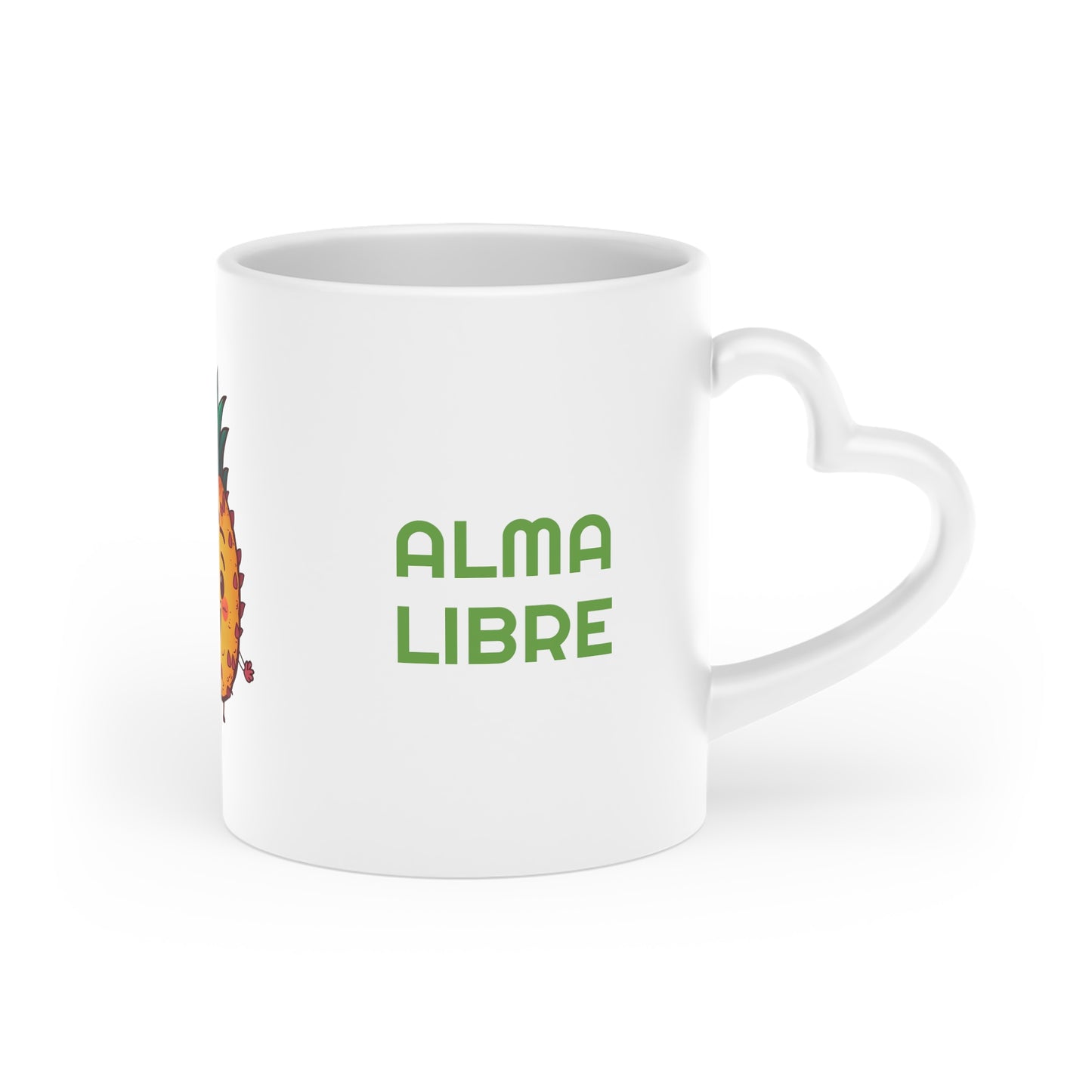 Taza Corazón "Mente Fresca Alma Libre"